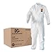 KleenGuard Coveralls A 40 Liquid and Particle Protection Apparel (44305), White, 2XL (XXL), 25 Garments / Case