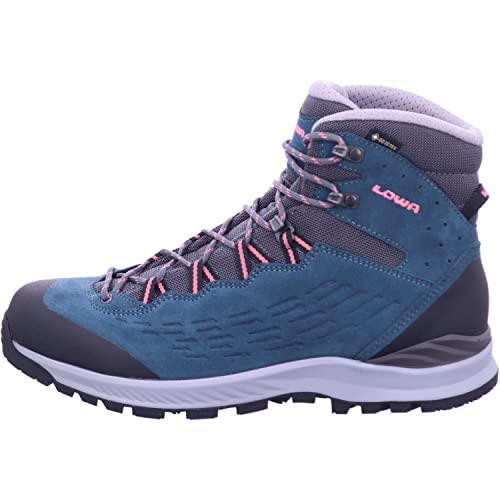 Lowa Damen Wanderschuhe Explorer II GTX Mid Ws 220764 Petrol/Rose 38