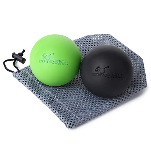 Bomb-Ball Duo Massage ball set by Ultimate Relief, Faszien + Lacrosse massage ball für die Ultimative Muskel Entspannung, Selbstmassage, Faszientraining + Triggerpunkt Therapie - Image 4