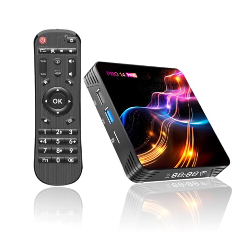 Android TV Box 14.0, 2026 Android Box RK3528 4GB 64GB...