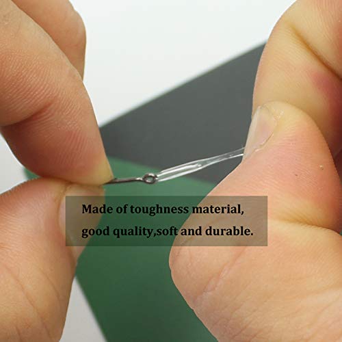 Lot De 12 Pics à Bouillettes NewShot – Avec épinglette Caoutchouc Transparent Ronnie 0,6x10 Mm, Pour Pêche à La Carpe