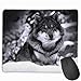 Produktbild Mouse Pad Cool Wolf in Winter Rectangle Rubber Mousepad 11.81 X 9.84 Inch Gaming Mouse Pad with Black Lock Edge