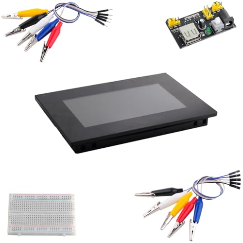 Image of Nextion 7 inch Intelligent Display NX8048P070-011C-Y + Breadboard Power Module Jumper Wire