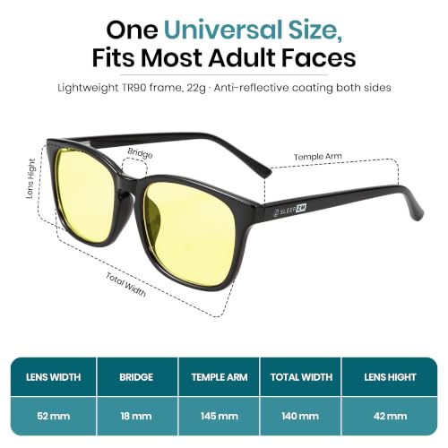 Image of Sleep ZM Blue Light Blocking & Light Sensitivity Glasses - 14 Lens Types for Comfort, Relaxation, Sleep & Relief