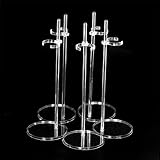UCanaan 5 Pcs Doll Stands Kids Toys Accessories for 11.8 Inch Dolls Display Holder Suitable for 11''-13'' Dolls Transparent Stent Stand for Dolls