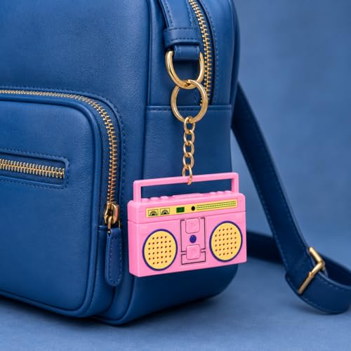 Image of SMARTNET Retro Radio Recording Key Chain Voice Recorder | Record Voice & Play | Sound Recorder with Playback Toy | Voice Message Gadget for Gifts Memories & Fun