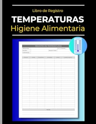Libro de Registro de Temperaturas | Higiene Alimentaria | Frigorífico, Congelador, Cámara Fría: Almacenamiento Seguro | Normativa Alimentaria | Cocinas Profesionales, Restaurantes, Servicio de comidas | Ya disponible en tu tienda friki favorita! En mundofriki.es!
