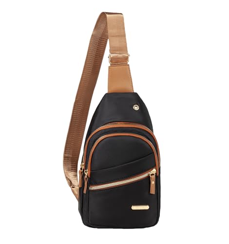 Image of Small Sling Bag for Women Crossbody Sling Backpack Casual Daypack Backpack Cross Body for Travel Outdoor Hiking