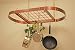 Oval Grid Pot Rack in Hammered Copper - Medium by Rogar