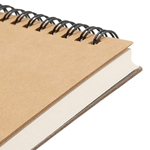 KEILEOHO 2PCS A3 Spiral Landscape Sketchbook, 30 Pages/60 Sheets 160gsm Spiral Bound Sketchbook, A3 Drawing pad for Home Office - Image 4