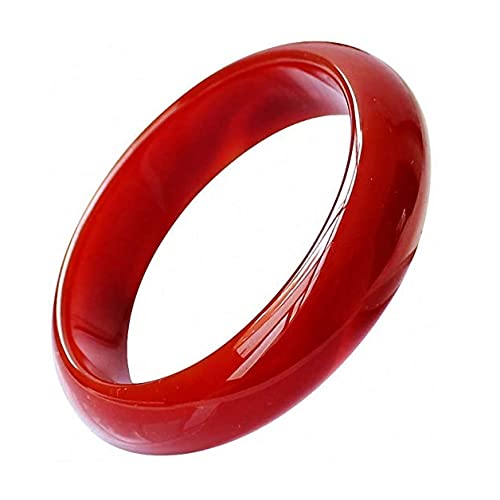 Bracelet agate rouge naturelle calcédoine : bijou classique de jade chinois
