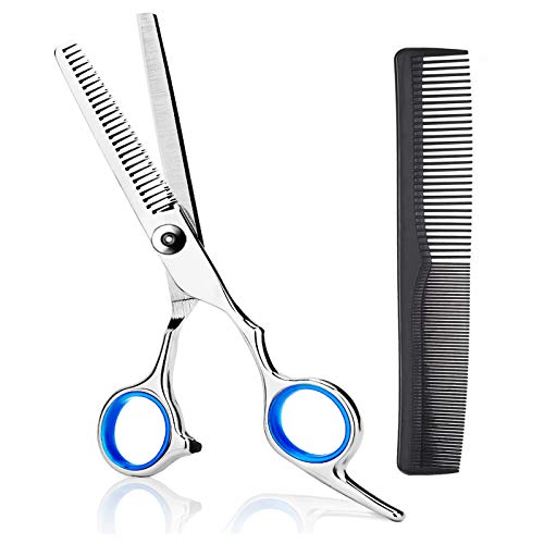Thinning Shears Thinning Scissors 6.7 Inch Stainless Steel Hair Cutting Scissors Professional Haircut Trimming Texturizing Blending Scissors Barber Home Use Hairdressing Scissors for Women Men Kids