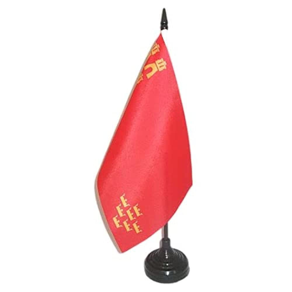 AZ FLAG Murcia Table Flag 5'' x 8'', Spanish region of Región de Murcia Office Decoration 100% Polyester 21 x 14 cm