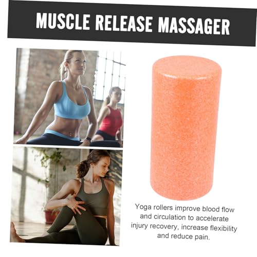 MAGICLULU Yoga Fitness Foam Roller Muscle Release Massager, Material EPP 30x15cm Naranja miniatura 3