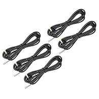 L Shape replacement DC power repair cable cord, mainly used for adapters with different voltages and currents.Suitable for most DC surveillance, camera,CCTV security cameras, camera, DVR ,LED devices.It has good toughness and a long service life. Spe...