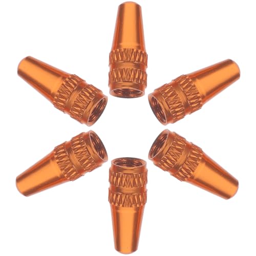 Abaodam 6 Pcs Alloy Bike Tire Caps Duraderas Tapas de Válvula Francesa Antipolvo para Bicicletas de Carretera Fácil Instalación y Sellado contra Fugas