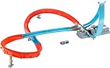 Hot Wheels GGF92 Rennstrecke mit 8er Kurve, Spielzeug ab 4 Jahren