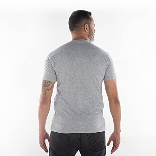 Kit 4 Camisetas 100% Algodão 30.1 Penteadas (Preto, Mescla, Marinho, Branco, M)
