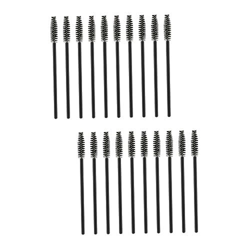 Didiseaon 2sets Eyelash Makeup Brush Disposable Lash Curler Comb for Routine 100pcs*2