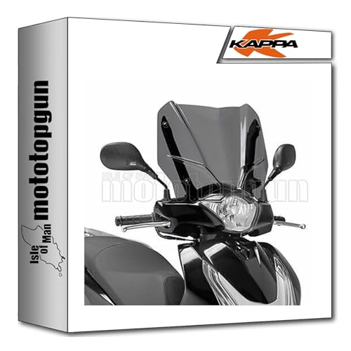 Bulle fumée Kappa KD1128S pour Honda SH 125i : confort thermique en ville