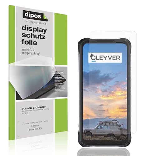 dipos I 4x Protection ecrán mat compatible avec Cleyver Extreme 4G Films de protection d'écran