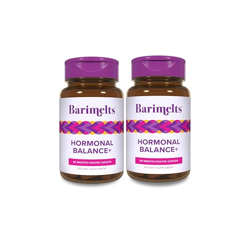 Image of BariMelts Hormonal Balance+ for GLP-1 Users and Bariatric Patients - DIM, NAC & Chasteberry Supports Hormone Balance for Women - 120 Smooth-Coated Caplets (2-Month Supply)