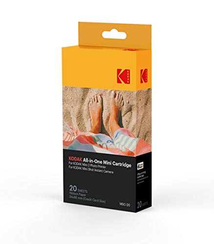 Kodak Mini 2 Photo Printer Cartridge Refill (20 Pack)