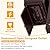 Slypadan Porch Lights with Outlet, 16.5" Large Dusk to Dawn Outdoor Wall Lights, Black Exterior Light Fixtures, Anti-Rust Waterproof Wall Sconce, Outside Light for House Garage Patio, Bronze