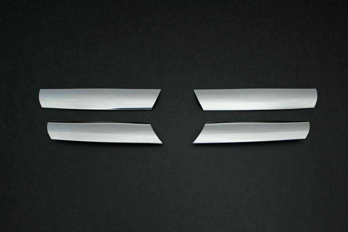 Compatibile per Mercedes Vito W 639 2010-2014 4 Pezzi ringiovanimento del Viso Griglia Anteriore cromata Trim Set in Acciaio Inossidabile