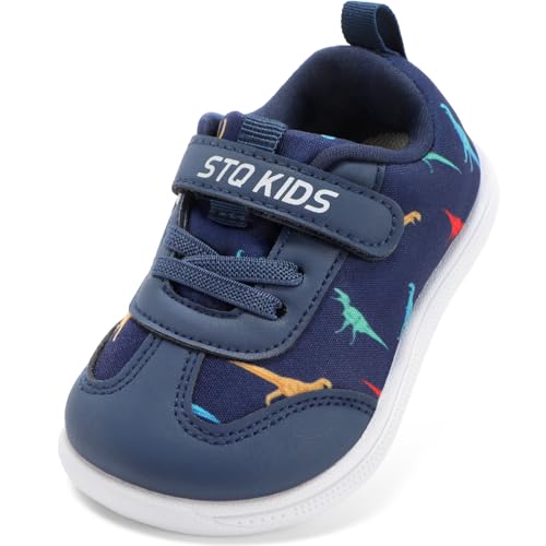 Image of STQ Toddler Girls Boys Wide Toe Barefoot Shoes Kids Walking Tennis Comfort Sneakers Lightweight Breathable Gym Shoe