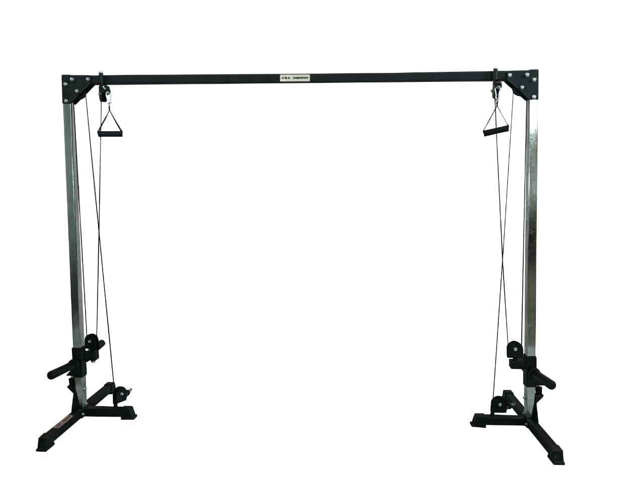 Cross cable palestra 25/50mm Zorrosport basi larghe anti ribaltamento, no fissaggio