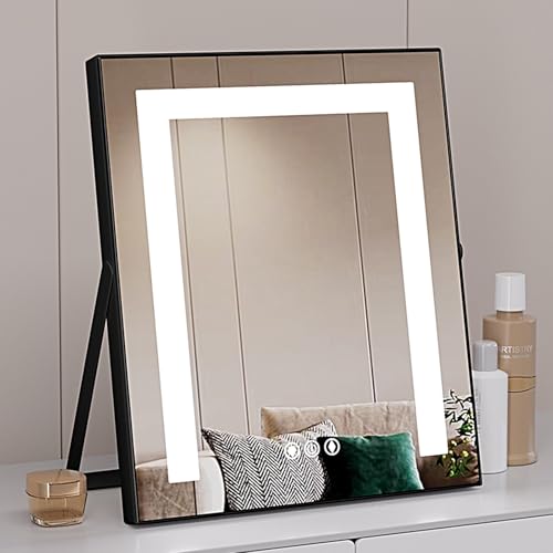 Miroir de maquillage LED avec éclairage tactile : une idée cadeau beauté idéale - 2