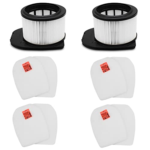 Image of IZ862H Filter for Shark IZ862H Stratos Vacuum, Fit for Shark IZ562H UZ565H Pro IZ540H IZ840 IZ800 Vacuum Part XPSMFIZ700and XFFKIZ700, 2 Pack Filter 4 Pack Foam & Felt Filter Kit