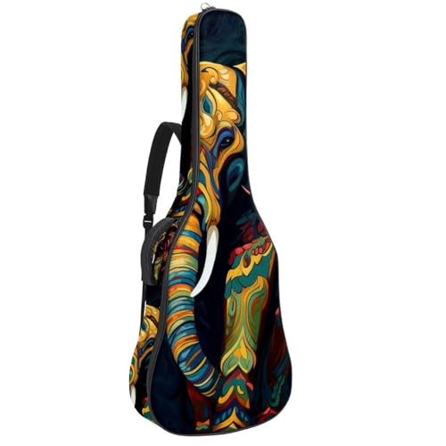 Sac pour guitare acoustique étui de transport contre les chocs et la pluie 101 106 cm