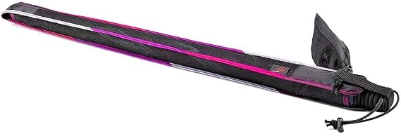 EuroSCHIRM Swing Handsfree, Adjustable Height Trekking Umbrella, Light Weight, 44 wide, (Purple Panels)