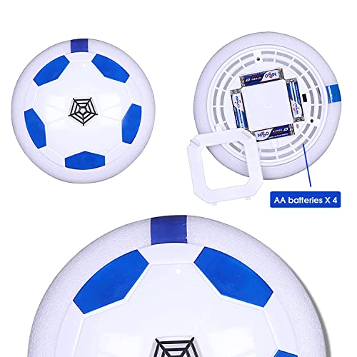 Image of Skoodle Power Play Hover Ball - Blue | Battery Powered Hover Football | Indoor Floating Hoverball Soccer | Air Football | Made in India | Best Gift Fun Toy for Kids Boys & Girls 3-12 Years