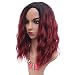 Short Curly Wig Red Synthetic Hair Wigs Bob Wigs 14 inches Natural Smooth Hair Cosplay Wig for Women 100% Heat Resistant Fiber