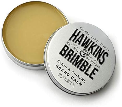 Hawkins & Brimble Beard Balm 50g - Smooth Soft & Manageable Beard Growth Support | with Acclaimed Signature Scent