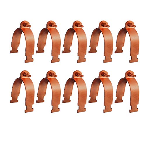 Highcraft Strtc-01-10 Dmtu-Dq01-10 Strut Clamp Copper Epoxy Coated Steel, For 1 In. Pipe (Pkg=10), Count #TOP24