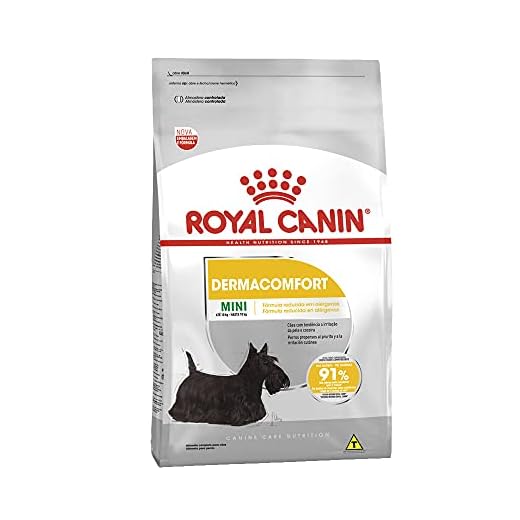 Ração Royal Canin Mini Dermacomfort Cães Adultos 7,5kg Royal Canin Adulto - Sabor Outro