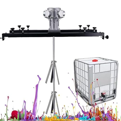 IBC Mezclador de aire para tanque de 1 tonelada, mezclador de pintura eléctrico con hélice plegable, disolvente de tinta, 3 cilindros para una mezcla eficiente