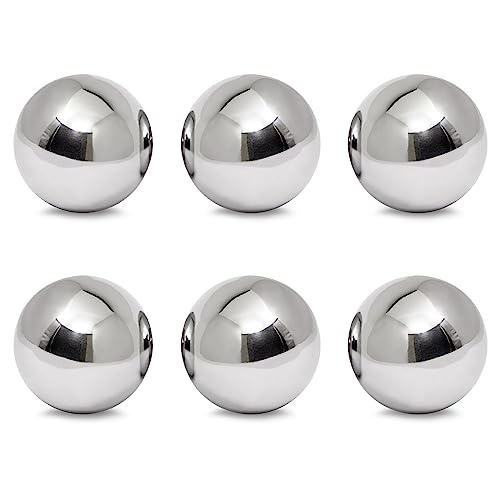 Image of 6pcs 1 inch Chrome Steel Bearing Balls 25.4mm Steel Ball Precision Bearings