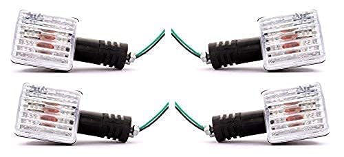 Yash Enterprises Bike Indicators Clear Glass White Light (Set of - 4) for - ALL Splendor-image-20