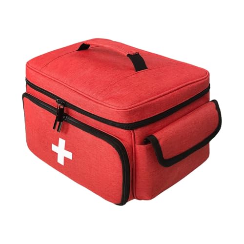 Hxhsgmeh Bolsa De Almacenamiento De Medicamentos, Organizador De Frascos De Pastillas con Cerradura VacíA con Bolsas PortáTiles con Cremallera, Caja De Medicamentos para Viajes En Casa, B