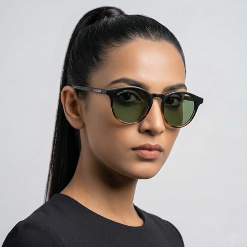 Image of ROYAL SON Polarized Stylish Sunglasses | UV Protection | Round | Classic | Men & Women | Small | SG-RS1111