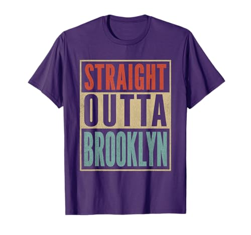 Retro Brooklyn Outfit Straight Outta Brooklyn T-Shirt