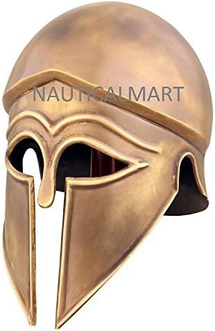 NauticalMart Medieval Greek Corinthian Helmet Red Plume Armour Knight Spartan