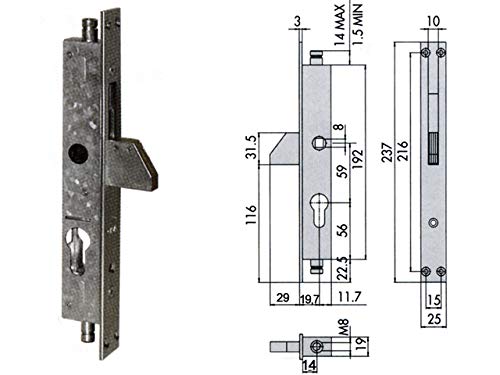 Cisa 93305 0P3S1 19 0 12 Cilindro AP4 Mm 80 35X45