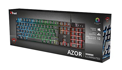 Trust Gaming GXT 835 Azor Tastiera Illuminata Gaming