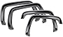 Black Horse Fender Flares Compatible with 2004-2014 Chevrolet Colorado